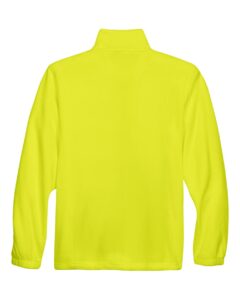 Harriton M990 Men’s Full-Zip Fleece – Safety Yellow (back)