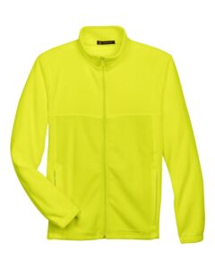 Harriton M990 Men’s Full-Zip Fleece – Safety Yellow