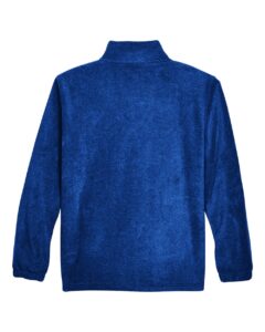 Harriton M990 Men’s Full-Zip Fleece – True Royal (back)