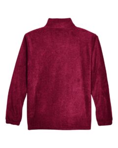 Harriton M990 Men’s Full-Zip Fleece – Wine (back)