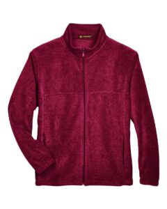Harriton M990 Men’s Full-Zip Fleece – Wine
