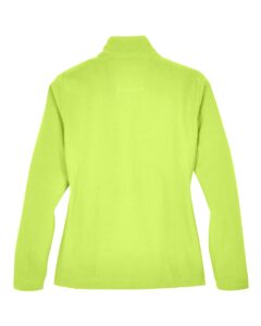 Team 365 TT80W Women’s Leader Soft Shell Jacket – Safety Yellow (back)