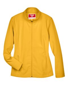Team 365 TT80W Women’s Leader Soft Shell Jacket – Sport Athletic Gold