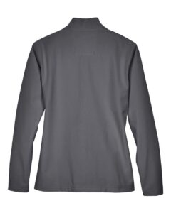 Team 365 TT80W Women’s Leader Soft Shell Jacket – Sport Graphite (back)