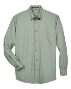 Harriton M500 Men’s Easy Blend™ Twill Shirt – Dill