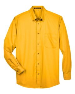 Harriton M500 Men’s Easy Blend™ Twill Shirt – Sunray Yellow