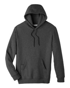 Team 365 TT96 Unisex Zone HydroSport™ Heavyweight Hooded Sweatshirt – Dark Grey Heather