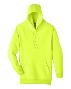 Team 365 TT96 Unisex Zone HydroSport™ Heavyweight Hooded Sweatshirt – Safety Yellow