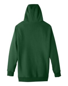 Team 365 TT96 Unisex Zone HydroSport™ Heavyweight Hooded Sweatshirt – Sport Dark Green (back)
