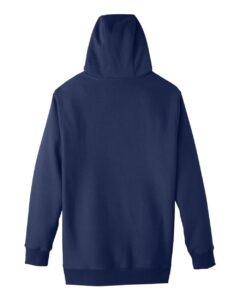 Team 365 TT96 Unisex Zone HydroSport™ Heavyweight Hooded Sweatshirt – Sport Dark Navy (back)