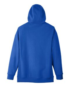 Team 365 TT95 Unisex Zone HydroSport™ Heavyweight Full-Zip Hooded Sweatshirt – Sport Royal (back)