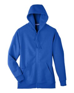 Team 365 TT95 Unisex Zone HydroSport™ Heavyweight Full-Zip Hooded Sweatshirt – Sport Royal