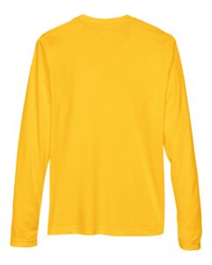 Team 365 TT11WL Women’s Zone Performance Long Sleeve T-Shirt – Sport Athletic Gold (back)