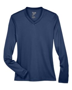 Team 365 TT11WL Women’s Zone Performance Long Sleeve T-Shirt – Sport Dark Navy