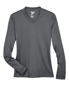 Team 365 TT11WL Women’s Zone Performance Long Sleeve T-Shirt – Sport Graphite