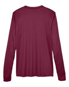 Team 365 TT11WL Women’s Zone Performance Long Sleeve T-Shirt – Sport Maroon (back)