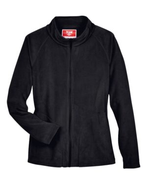 Team 365 TT90W Women’s Campus Microfleece Jacket – Black