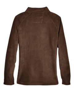 Team 365 TT90W Women’s Campus Microfleece Jacket – Sport Dark Brown (back)