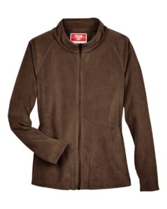 Team 365 TT90W Women’s Campus Microfleece Jacket – Sport Dark Brown