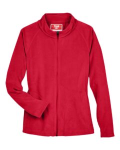 Team 365 TT90W Women’s Campus Microfleece Jacket – Sport Red