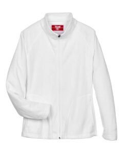 Team 365 TT90W Women’s Campus Microfleece Jacket – White
