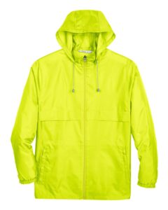 Team 365 TT73 Unisex Zone Protect Lightweight Jacket – Safety Yellow