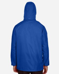Team 365 TT73 Unisex Zone Protect Lightweight Jacket – Sport Royal (on model back)