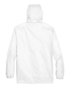 Team 365 TT73 Unisex Zone Protect Lightweight Jacket – White (back)