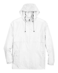 Team 365 TT73 Unisex Zone Protect Lightweight Jacket – White