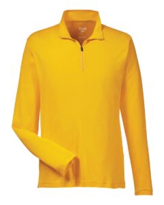 Team 365 TT31 Men’s Zone Performance Quarter-Zip Pullover – Sport Athletic Gold