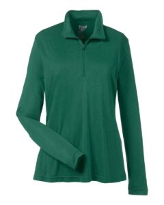 Team 365 TT31W Women’s Zone Performance Quarter-Zip Pullover – Sport Forest