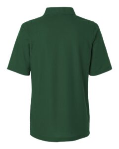 Harriton M105W Women’s Maverick CVC Pique Polo – Dark Green (back)