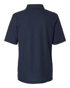 Harriton M105W Women’s Maverick CVC Pique Polo – Dark Navy (back)