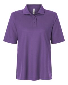 Harriton M105W Women’s Maverick CVC Pique Polo – Team Purple