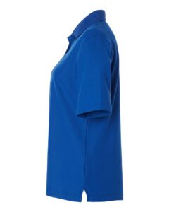 Harriton M105W Women’s Maverick CVC Pique Polo – True Royal (side)