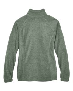 Harriton M990W Women’s Full-Zip Fleece – Dill (back)