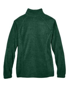 Harriton M990W Women’s Full-Zip Fleece – Hunter (back)