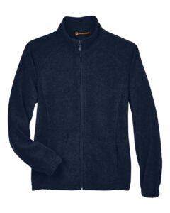 Harriton M990W Women’s Full-Zip Fleece – Navy