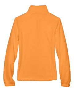 Harriton M990W Women’s Full-Zip Fleece – Safety Orange (back)