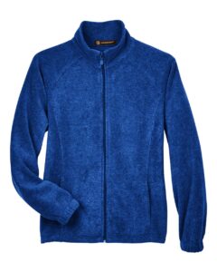 Harriton M990W Women’s Full-Zip Fleece – True Royal