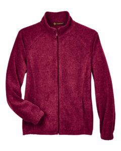 Harriton M990W Women’s Full-Zip Fleece – Wine