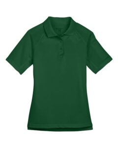 Harriton M211W Women’s Advantage Tactical Polo – Dark Green