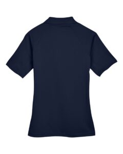 Harriton M211W Women’s Advantage Tactical Polo – Dark Navy (back)