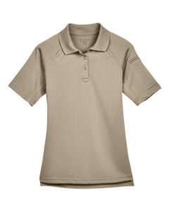 Harriton M211W Women’s Advantage Tactical Polo – Desert Khaki