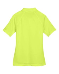 Harriton M211W Women’s Advantage Tactical Polo – Safety Yellow (back)