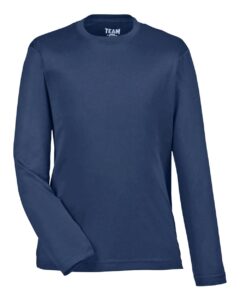 Team 365 TT11YL Youth Zone Performance Long Sleeve T-Shirt – Sport Dark Navy