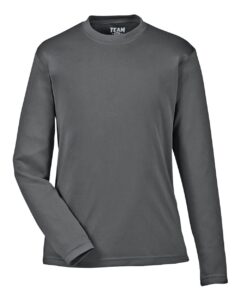 Team 365 TT11YL Youth Zone Performance Long Sleeve T-Shirt – Sport Graphite