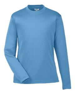 Team 365 TT11YL Youth Zone Performance Long Sleeve T-Shirt – Sport Light Blue
