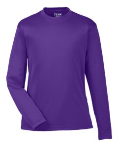 Team 365 TT11YL Youth Zone Performance Long Sleeve T-Shirt – Sport Purple