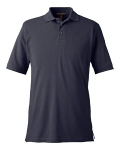 Harriton M200 Men’s Pique Polo – Navy